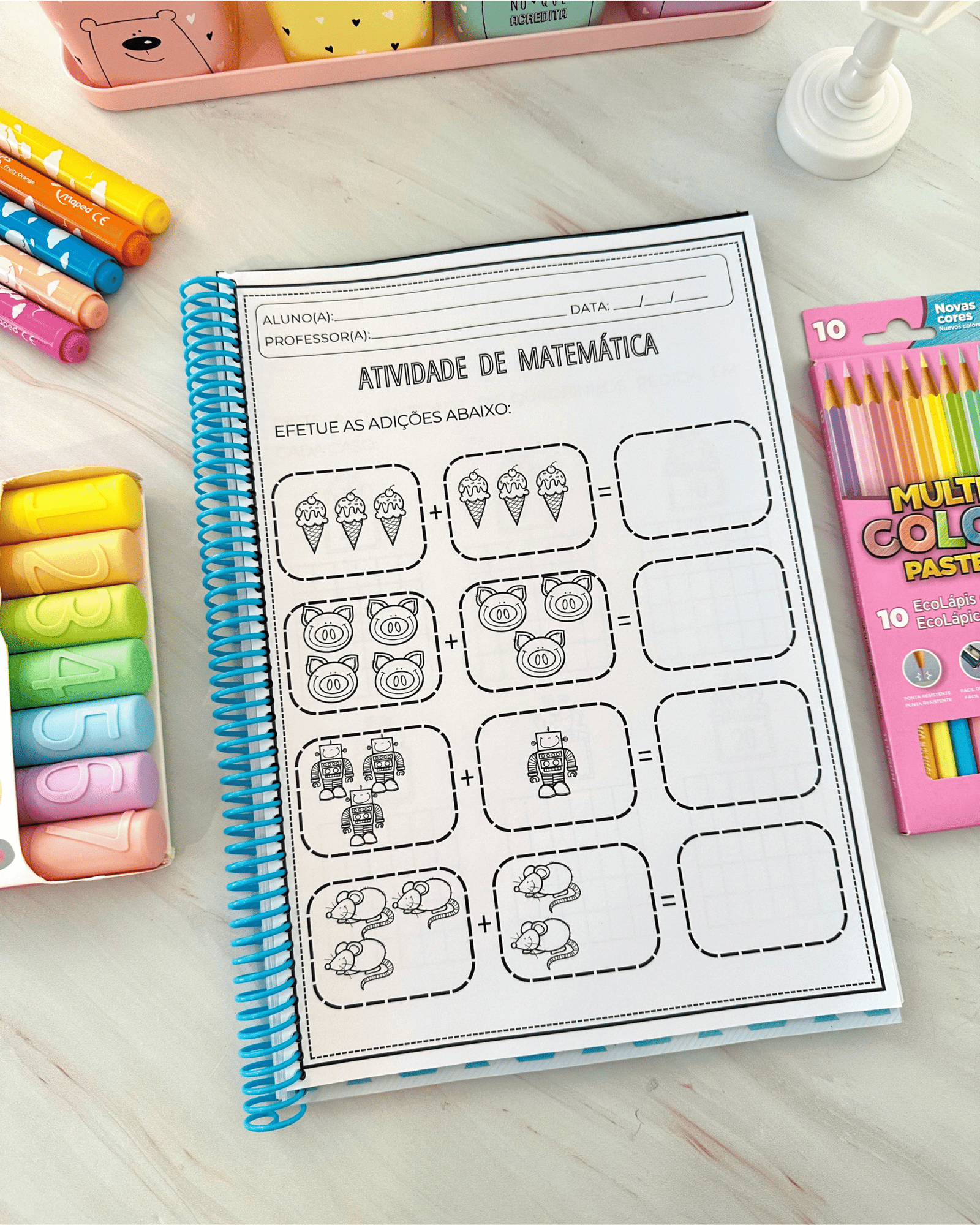 Exemplo de atividade de matem&aacute;tica